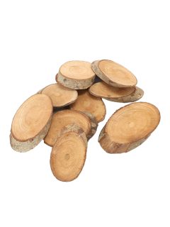 Wood Slice Oval Natural GDF42104